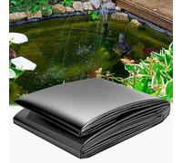 Bâche de bassin extérieure 4 x 4 m, 4 x 5 m, 4 x 6 m, 4 x 8 m, noire, flexible, pour bassins de formes irrégulières | Bâche de protection pliable pour bassins de jardin, bassins, fontaines et cascades