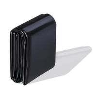 Bâche De Bassin Revêtement De Bassin en Pehd Noir Membrane Flexible De 0,12 Mm Facile À Découper Étanche Renforcée Film pour Fontaine Cascade Jardin Paysager(6x6m)