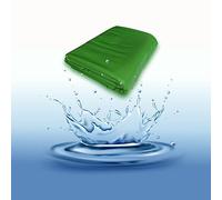Bâche de bassin robuste - 3 x 12 m - Membrane flexible imperméable légère et portable - Film renforcé pour piscine paysagère - Protection durable pour étang vert
