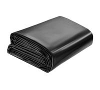 Bâche de bassin robuste 3 x 4 m à 10 x 12 m - Membrane imperméable noire flexible pour petits bassins, jardins, piscines et sous-couches (6 x 9 m)