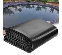 Bâche de bassin robuste 5 x 8 m - Membrane imperméable pour jardins et piscines, sous-couche de bâche durable, bâche en plastique polyéthylène, idéale pour l'aménagement paysager