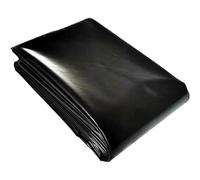 Bâche de bassin robuste noire 10 x 15 m - Membrane de piscine de jardin pour étangs à poissons, jeux d'eau, ruisseaux, fontaines, aménagement paysager - 2 m, 4 m, 6 m