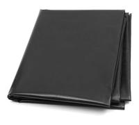 Bâche de bassin robuste noire 4 x 6 m - Membrane flexible et imperméable pour fontaines, jardins aquatiques et lacs artificiels - Film de revêtement pour extérieur