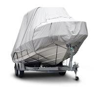 Bâche de bateau 600D, imperméable, double couche, imperméable, anti-UV, Oxford en forme de V, protection solaire, housse de protection contre la rouille (21-24 FT)