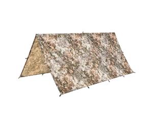 Bâche de bivouac Tarp Tarpaulin PE Ripstop 3 x 3 m Mil-Tec - WASP I Z1B