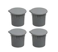 Bâche de clôture de piscine en 4 pièces, résistante aux intempéries | Couverture pour ouvertures de clôture de piscine pour systèmes amovibles sans laisser de traces, terrasses, sols