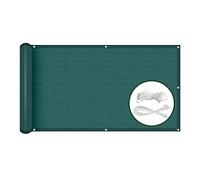 Bâche de confidentialité résistante aux UV - 80 x 1300 cm - Pour extérieur - Œillets pour terrain de sport et cravate verte - Protection durable et résistante aux intempéries