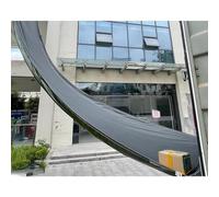 Bâche de convoyeur en toile pour entrepôt haute - Noir - 2 x 6 m - Solution de déchargement efficace pour une utilisation intensive