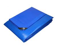 Bâche de couverture impermeable PE résistante pour jardin 3x4 m 260 g/m² bleu