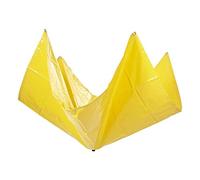 Bâche de drainage de toit résistante - Jaune - 3 x 3 m