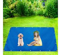 Bâche de Jardin 2x2 m 500g/m² Bâche Portable Léger Etanche Rain Fly Tente Imperméable Au Sol Anti-UV Abri pour Randonnée LXX94W, Bleu