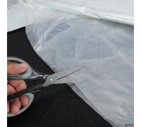 Bâche de jardin en plastique transparent pour créer un environnement contrôlé pour une croissance optimale des cultures en toutes saisons (4 m x 10 m)