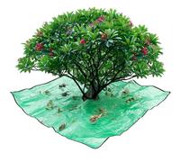 Bâche de jardin haute performance - Tapis de coupe imperméable avec trous de prédécoupe | Grande collection de feuilles de paysage Tarpaulin | Bâche extérieure renforcée pour la collecte et