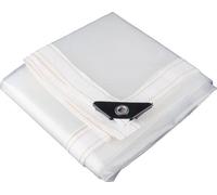 Bâche de jardin, transparente, étanche, bord blanc, 3mx4m