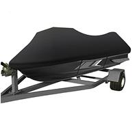 Bâche de Jet Ski 420x300cm, Housse de de Protection pour Jet Ski en Tissu Oxford 210D Imperméable, pour 2 à 3 Personnes en Jetski,Noir