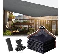 Bâche de Maille du Tissu 80% d'ombre de Protection Solaire avec des Tailles Multiples d'oeillets