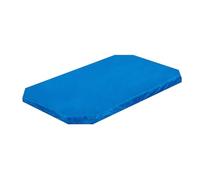 Bâche de piscine - Bâche de protection rectangulaire en polyéthylène, robuste, étanche à la poussière et imperméable, protection durable pour l'extérieur, résistante aux intempéries avec siège sûr