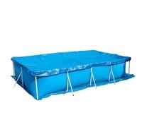 Bâche de piscine carrée résistante aux UV destinée aux piscines hors sol pour aider au réchauffement de l'eau et à l'exclusion des débris (D)