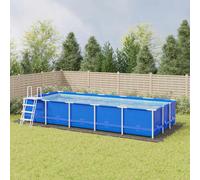 Bâche de Piscine Couverture Gris Clair 999x500 cm Géotextile Polyester vidaXL
