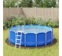 Bâche de Piscine Couverture Protection Gris Clair Géotextile Polyester vidaXL