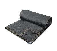 Bâche de piscine en maille pour feuilles ou feuilles rectangulaires de 6,1 x 12,2 m avec œillets et cordes, filet de piscine rectangulaire