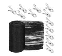 Bâche de piscine - Filet de sécurité rond pour piscine - Filet de protection solaire durable avec 12 clips - Maille robuste | Utilisation pour l'extérieur et l'intérieur des professionnels du commerce