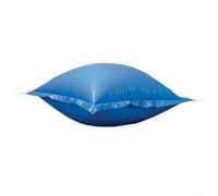 Bâche de piscine gonflable carrée en PVC avec trous de drainage et corde de fixation pour le gel et la neige 120 x 120 cm