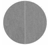 Bâche de piscine gris clair Ø244 cm géotextile polyester