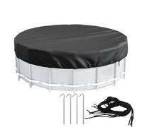 Bâche de piscine pour piscine au sol, couvertures solaires creusées pour piscines au sol | Robuste, résistante à la déchirure, protection d' , accessoires, imperméable, résistante à la poussière