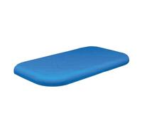 Bâche de piscine rectangulaire - 262 x 175 cm - Protection UV - Imperméable à l'eau et à la poussière - Pour piscine gonflable - Bâche en polyéthylène pour piscine familiale - Bleu (305 x 183 cm)
