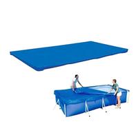 Bâche De Piscine Rectangulaire 4x2.1m,Protection Toutes Saisons Anti UV,Anti Feuilles,Couvercle Étanche PVC Renforcé,intérieur,extérieur,jardin,cour,Piscine Hors Sol,Enterrée,Résistante Aux Intempérie