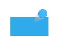 vidaXL Bâche de piscine rectangulaire 732 x 366 cm en PE Bleu