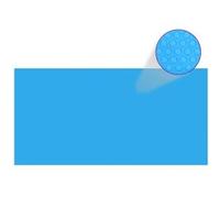 vidaXL Bâche de piscine rectangulaire 732 x 366 cm en PE Bleu