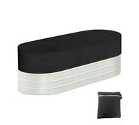 Bâche de piscine robuste, bâche pour piscine de sol, imperméable, résistante à la poussière, résistante à la déchirure, en tissu Oxford 420D pour piscines ovales