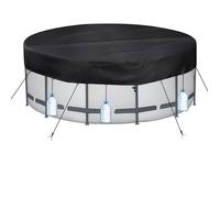 Bâche de Piscine Ronde Ø 371 Für Ø320-366cm Piscine UV-Resistente Bâche für INTEX & BESTWAY Piscine