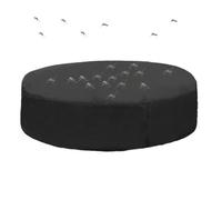 Bâche de piscine ronde - Bâche de piscine ronde sur sol | Abat-jour imperméable avec blocage de la lumière du soleil pour la neige, l'hiver, la cour, le jardin, l'hôtel