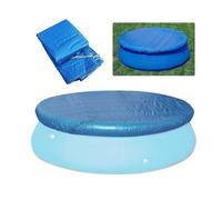 bâche de Piscine Ronde, bache de Protection Piscine,183 cm, abri Piscine Hors Sol, Imperméable, Anti-poussière et Résistante aux UV, Couverture pour Piscines Gonflables Hors Sol (244cm)