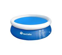 KIT PISCINE - TECTAKE - Bâche à bulles pour Piscine ronde de protection extérieure en Plastique 381 m - Bleu