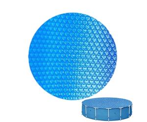 Bâche de piscine solaire | PE PE Bubble Filma rond pour piscines | Protection parente fournie, couvertures solaires réutilisables pour piscines hors sol, piscine pour la maison