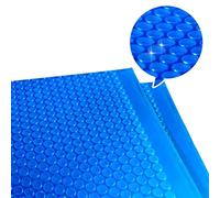 Bâche de piscine solaire rectangulaire avec œillets, couverture chauffante épaisse en feuille solaire pour une efficacité énergétique et une rétention de la température