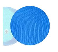 Bâche de piscine solaire - Réutilisable - Couverture de piscine solaire portable - Niveau thermique polyvalent - Panneau de support pour piscine moulue en plein air - Été