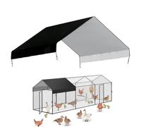 Bâche de Poulet Coop - Couvrir Poulailler Coop, Couverture d' étanche en Plein air, Volaille de Saison, Toit de Toit de poulailler renforcé | pour Les Poulets de Grange Couverture d'hiver