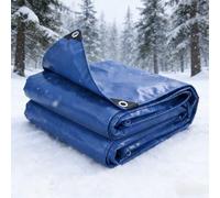 Bâche de Protection 1.2 x 1.2 m Imperméable et Résistante, Anti UV, PVC Bâche Étanch avec Oeillets, Épaisse et Durable pour Bois, Jardin, Voitures, Piscines, Meubles, Bleu
