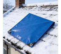 Bâche de Protection 100 x 360 cm Imperméable et Résistante, Anti UV, PVC Bâche Étanch avec Oeillets, Épaisse et Durable pour Jardin, Tonnelle, Camping, Abri de Jardin, Bleu