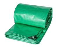 Bâche de Protection 100 x 430 cm Résistante Aux Déchirures UV Intempéries Bâche Multi-Usage avec Coins Renforcés et Œillets pour Meubles de Jardin Bois Piscine Trampoline, Vert