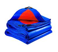 Bâche de Protection 130 x 350 cm Robuste, Étanche, Anti-UV Bâche de Protection Extérieur Étanche & Indéchirable pour Exterieur, Jardin, Tonnelle, Camping, Meubles, Bleu