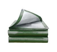Bâche de Protection 140 x 160 cm Imperméable et Indéchirable, Anti UV Bâche Multi-Usage avec Oeillets, Épaisse et Durable pour Jardin, Tonnelle, Camping, Abri de Jardin, Vert