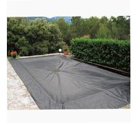 WERKA PRO Bâche Piscine Rectangulaire 140g/m² - Protection Hivernage Été - Traitement Anti-UV - Filet Évacuation Eau Pluie -