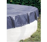 Bâche de protection 140g/m2 WERKA PRO pour piscine hors sol ronde Bâche Ø 4,20m pour piscine Ø 3,60m