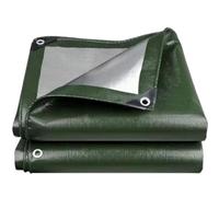 Bâche de Protection 160 x 170 cm Polyéthylène 120G M² Imperméable Bâche Top Line Renforcée, Légères, Multi-Usages pour Meubles de Jardin Bois Piscine, Vert